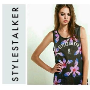🎭 STYLESTALKER Floral Turbo Tank NWT $90 XS